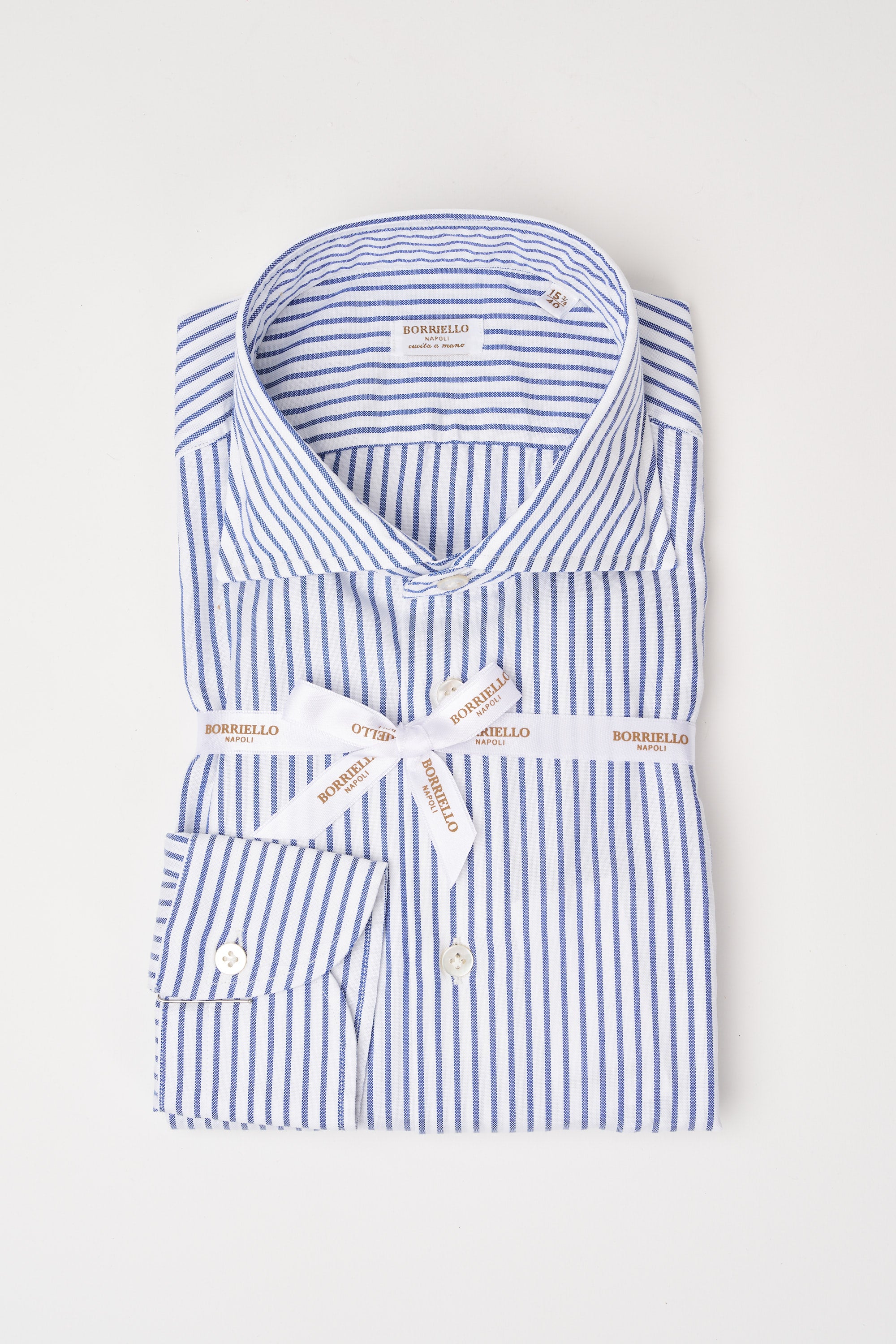 Borriello Multicolor Stripe Shirt Azzurro Uomo Modamica