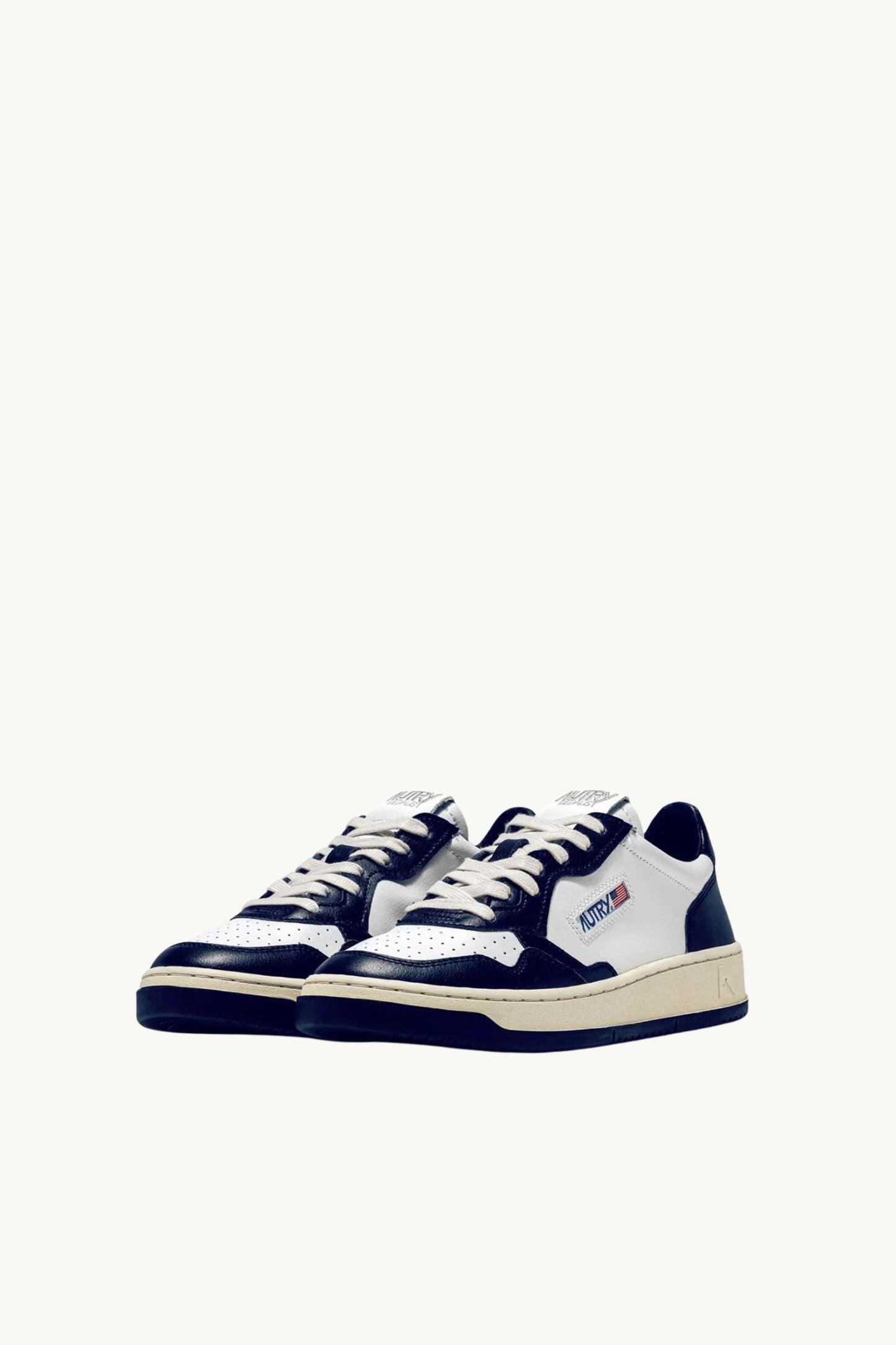  Autry Sneakers Medalist Low Man Leat Leat Blu - 2