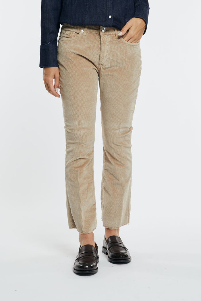 Nine In The Morning Pantalone Beige Donna