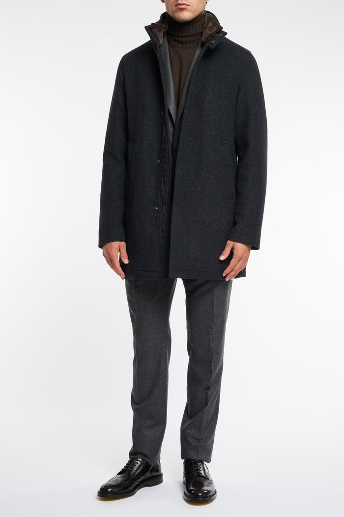 Herno Men's Gray Wool Jacket