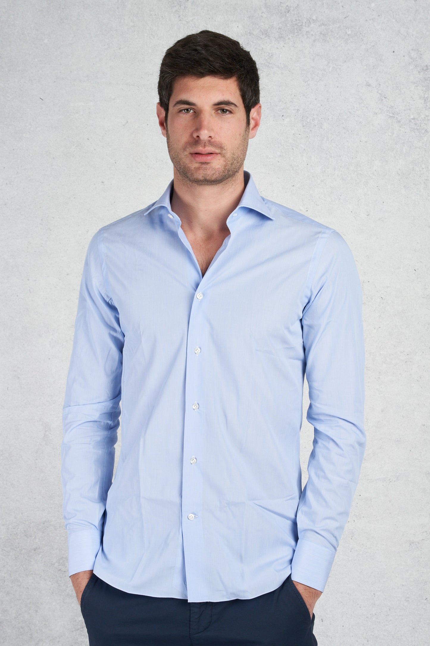  Borriello Camicia Multicolor Azzurro Uomo - 1