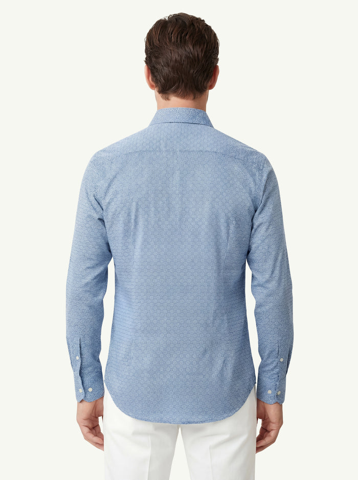  Fedeli Sean Ml Panamino Stampato Dis Blu - 4