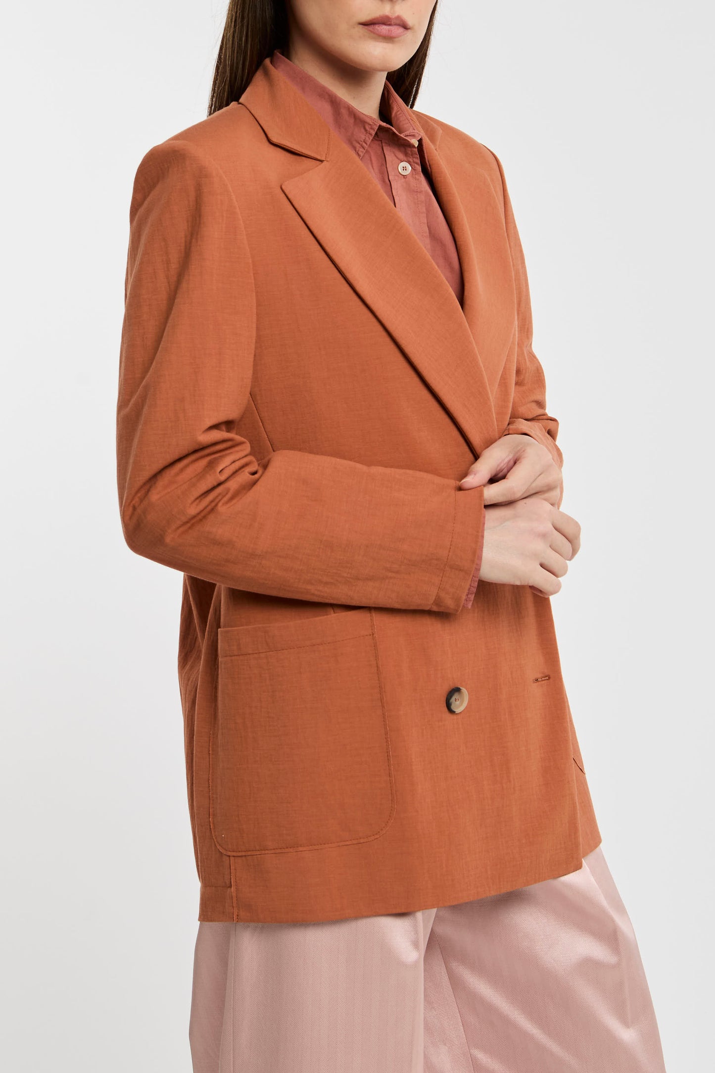  Harris Wharf London Multicolor Jacket 57% Vi 43% Pa Arancione Donna - 3