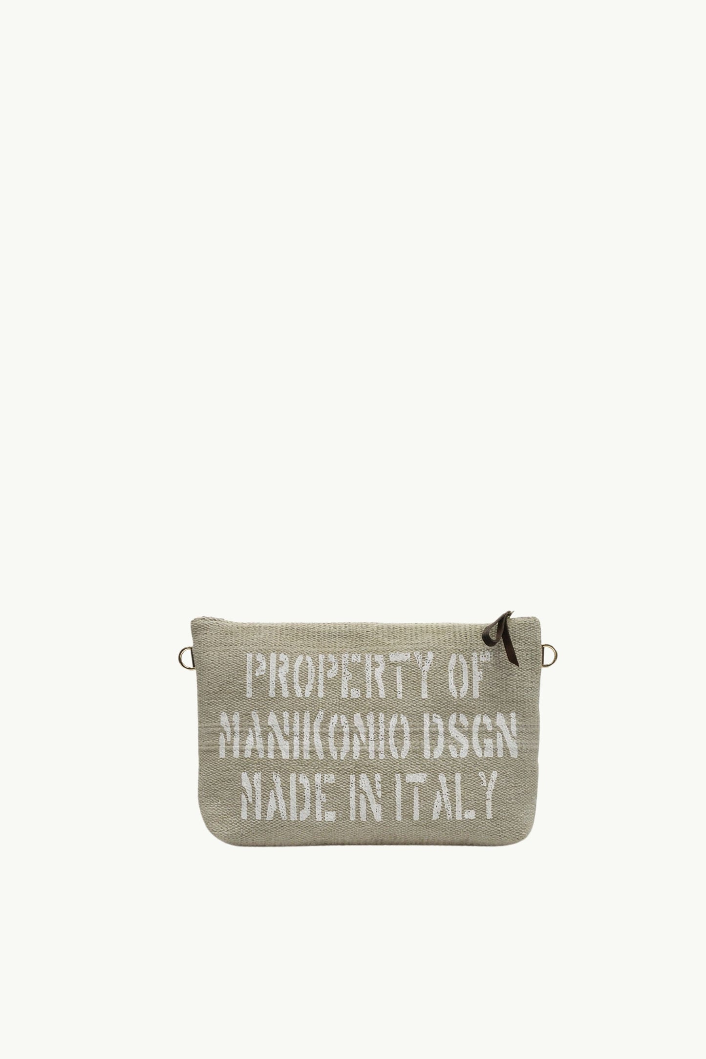  Manikomio Dsgn Big Pochette Beige - 3