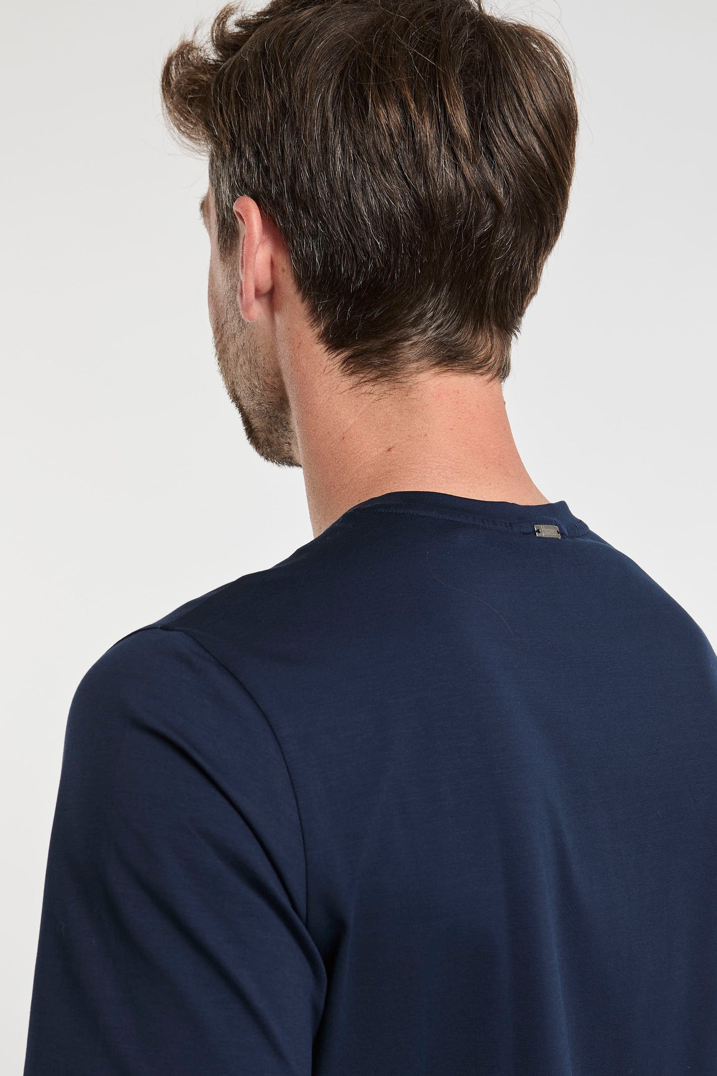  Herno T-shirt 92% Cotone 8% Elastan Blu Blu Uomo - 5