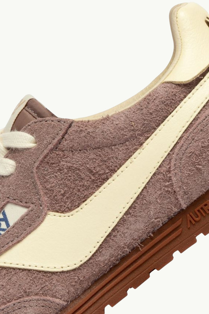  Autry Windspin Low Wom Suede Leat Marrone - 6