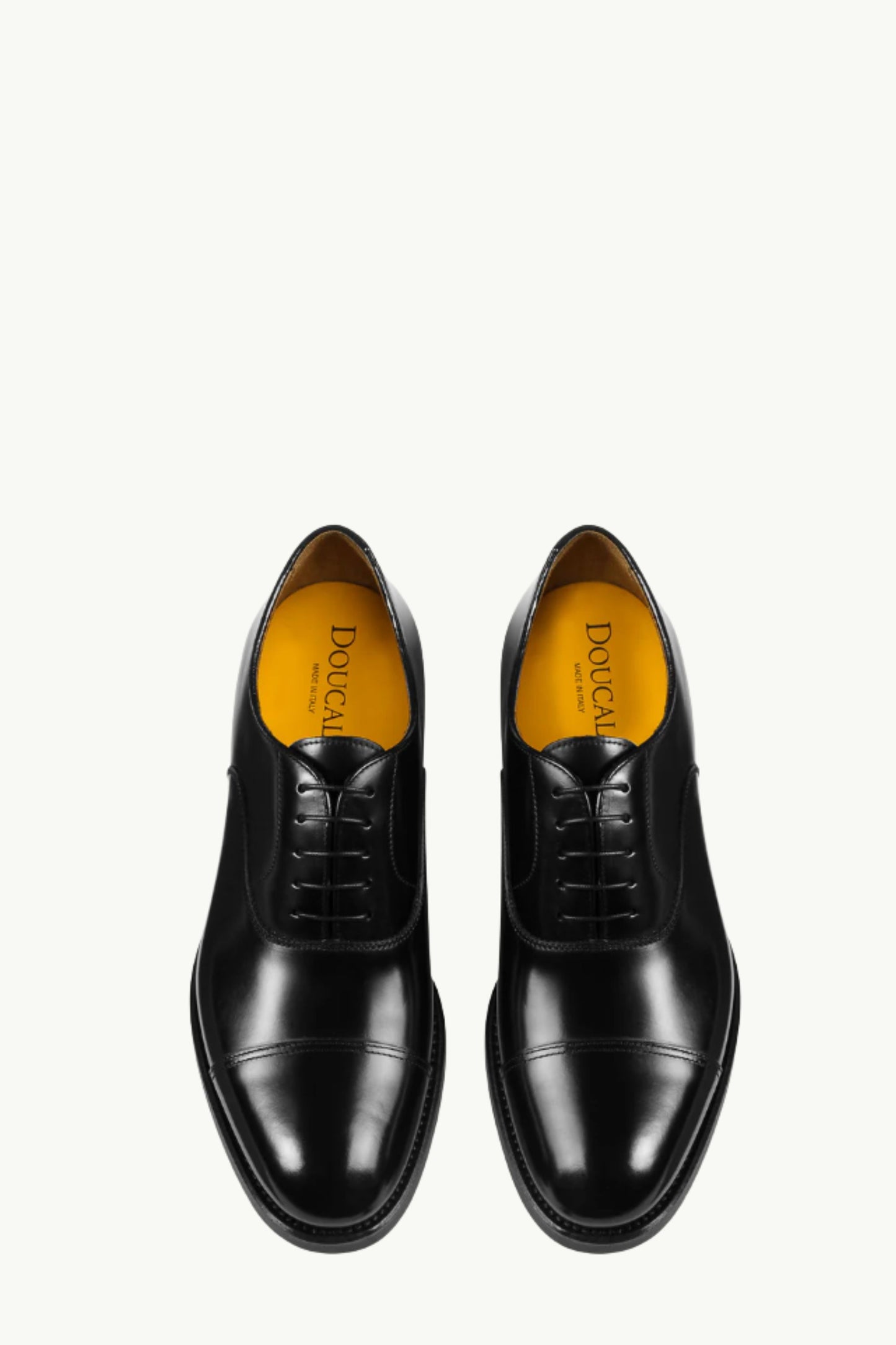  Doucal's Scarpa Oxford Cap Toe Nero - 2