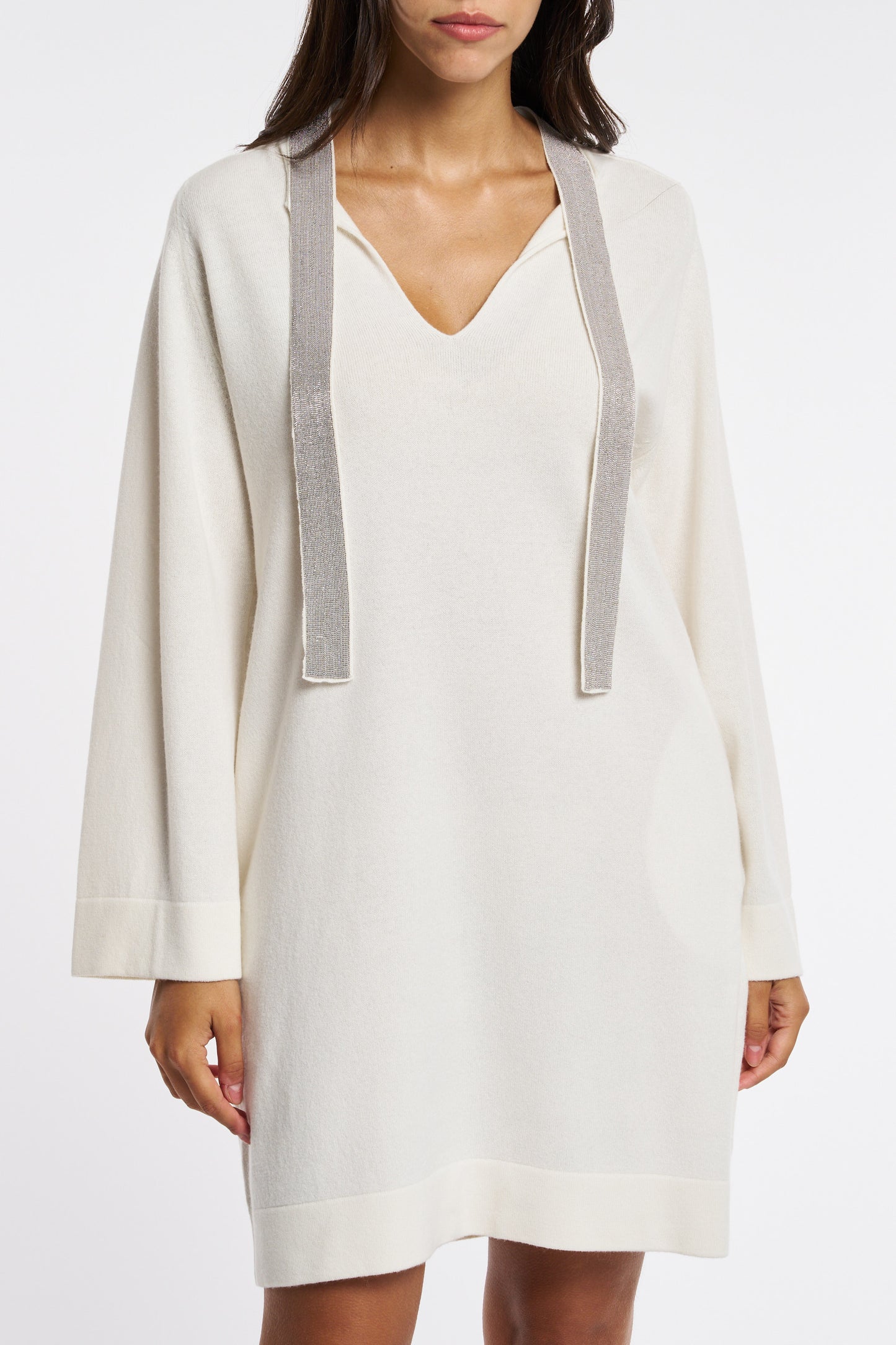  Fabiana Filippi Abito Bianco Bianco Donna - 1