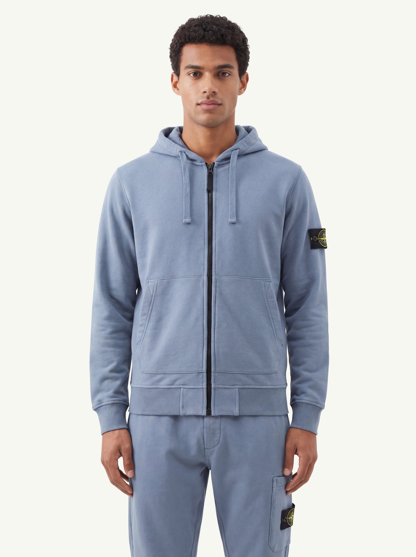  Stone Island Hoodie Sweater Blu - 3