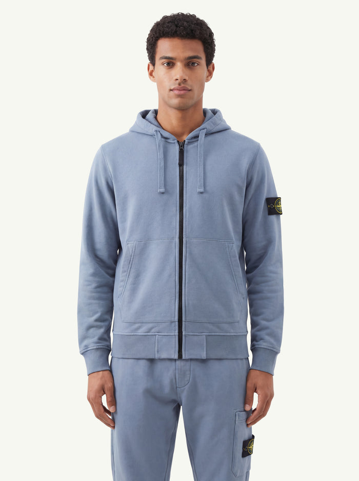  Stone Island Hoodie Sweater Blu - 3