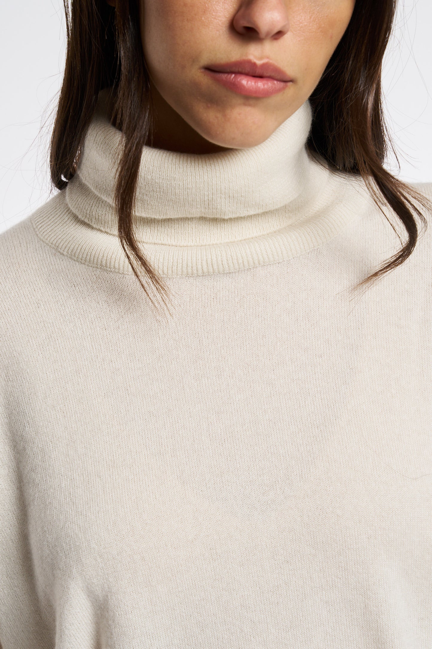  Verybusy Collo Alto Over Bianco Bianco Donna - 6