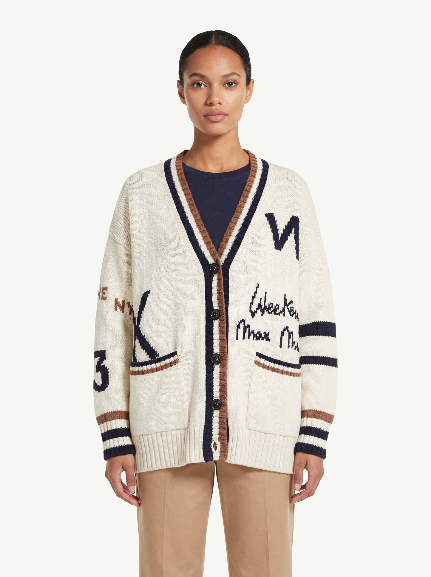  Max Mara Weekend Cardigan Beige - 3