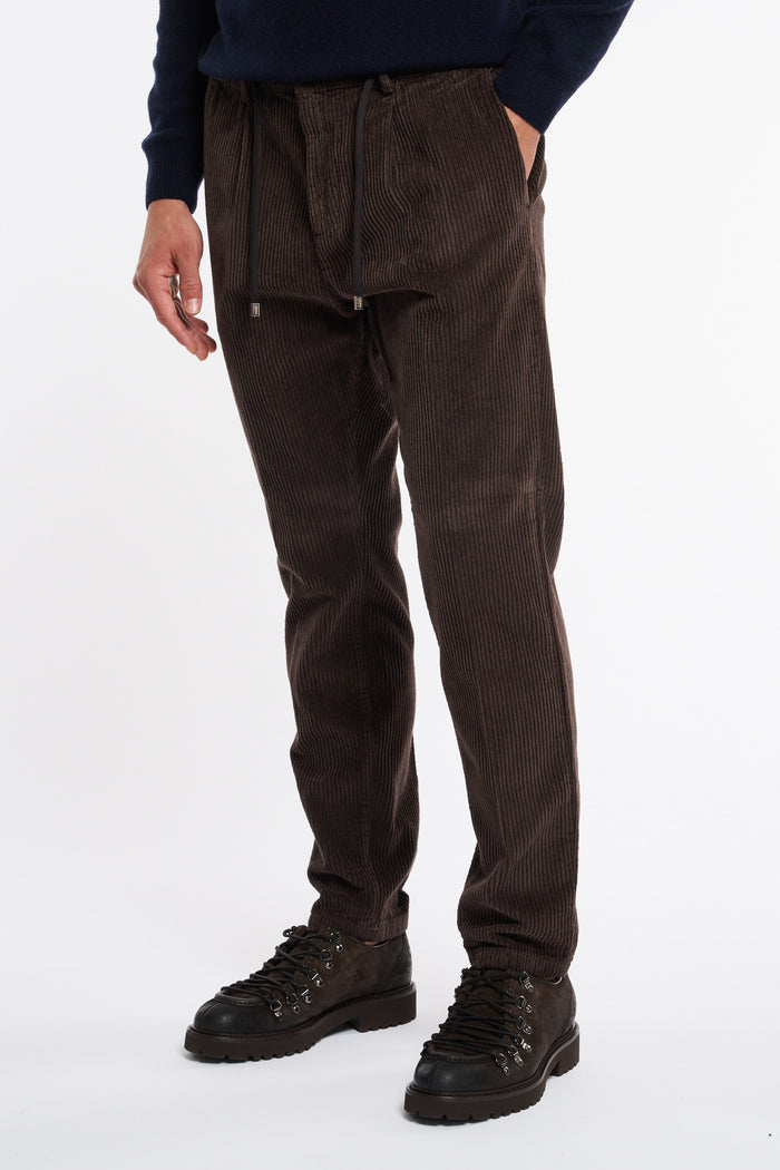 Cruna Pantalone Marrone Uomo-2