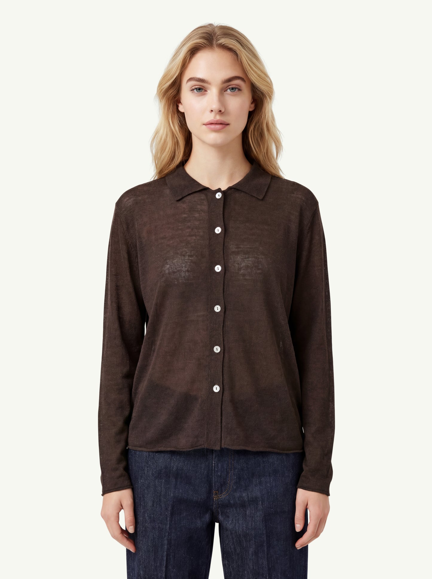  Be You Cardigan Marrone - 3