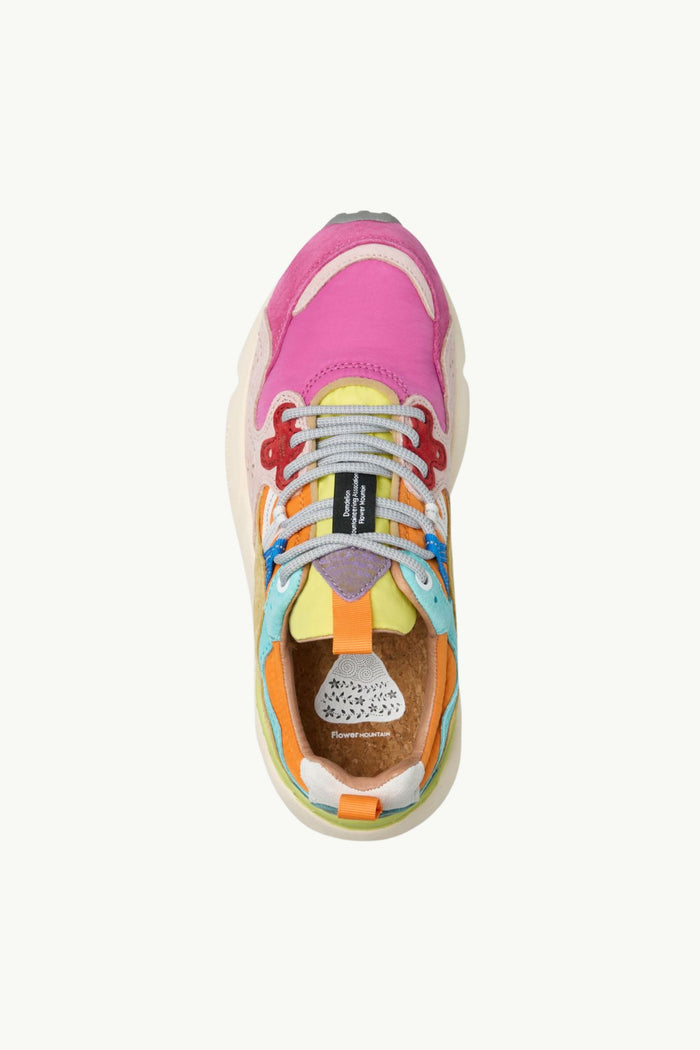  Flower Mountain Sneakers Suede Nylon Multicolor - 4