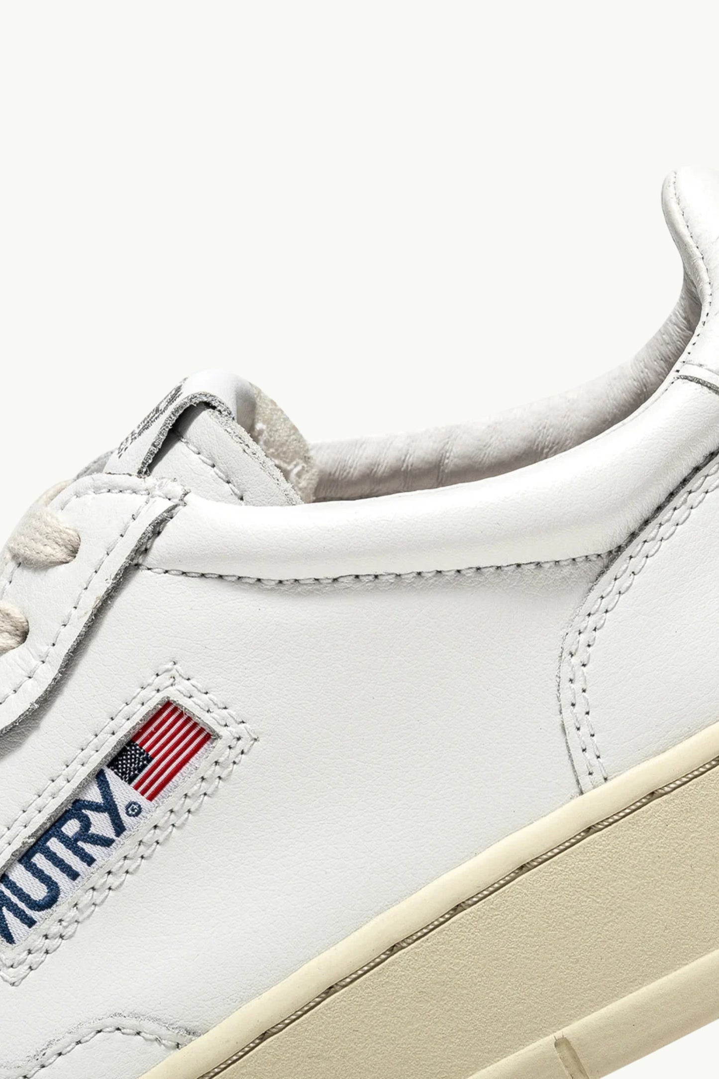  Autry Medalist Low Wom Leat Leat Bianco - 6