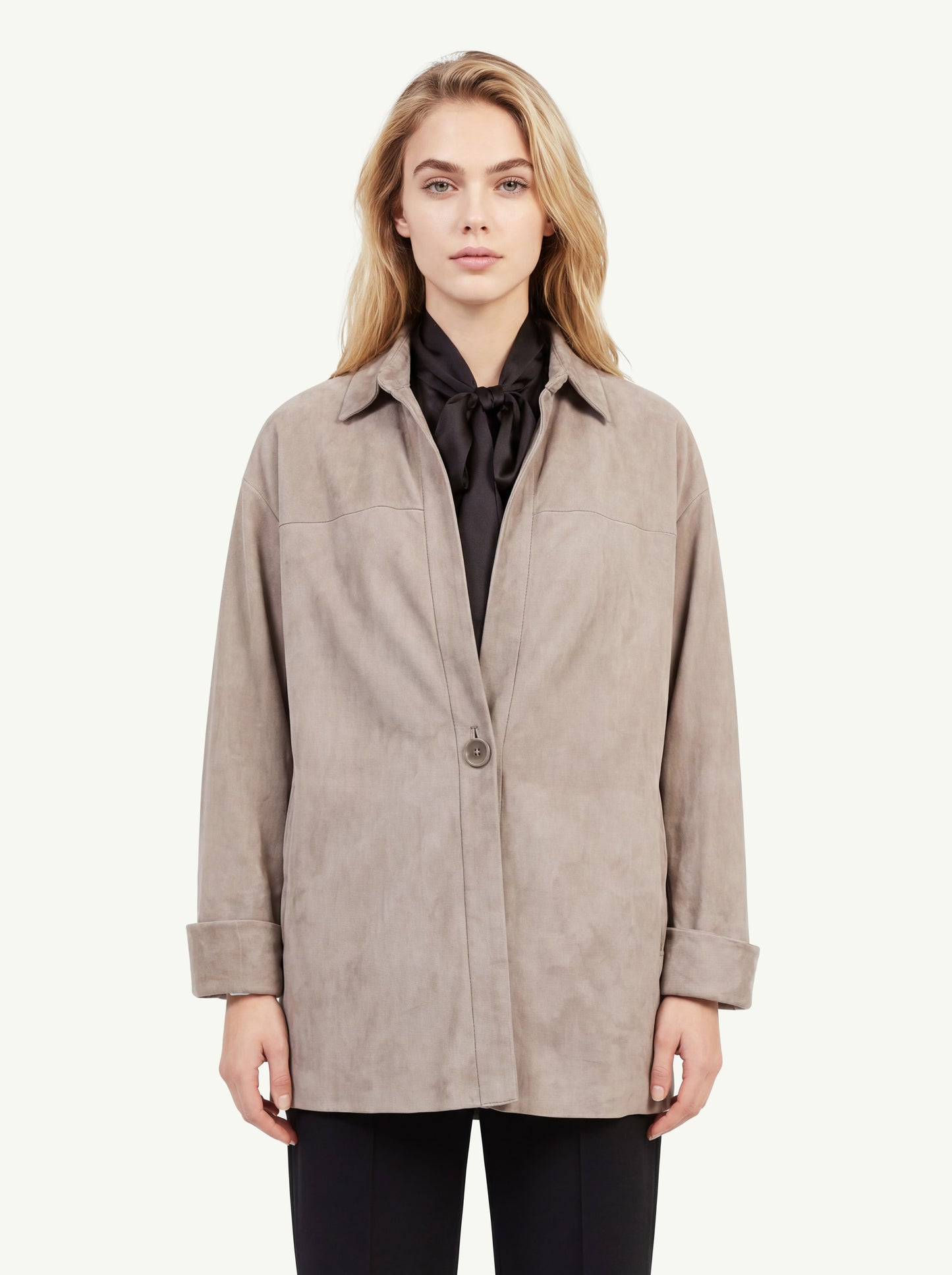  Salvatore Santoro Giacca Pelle Beige - 1