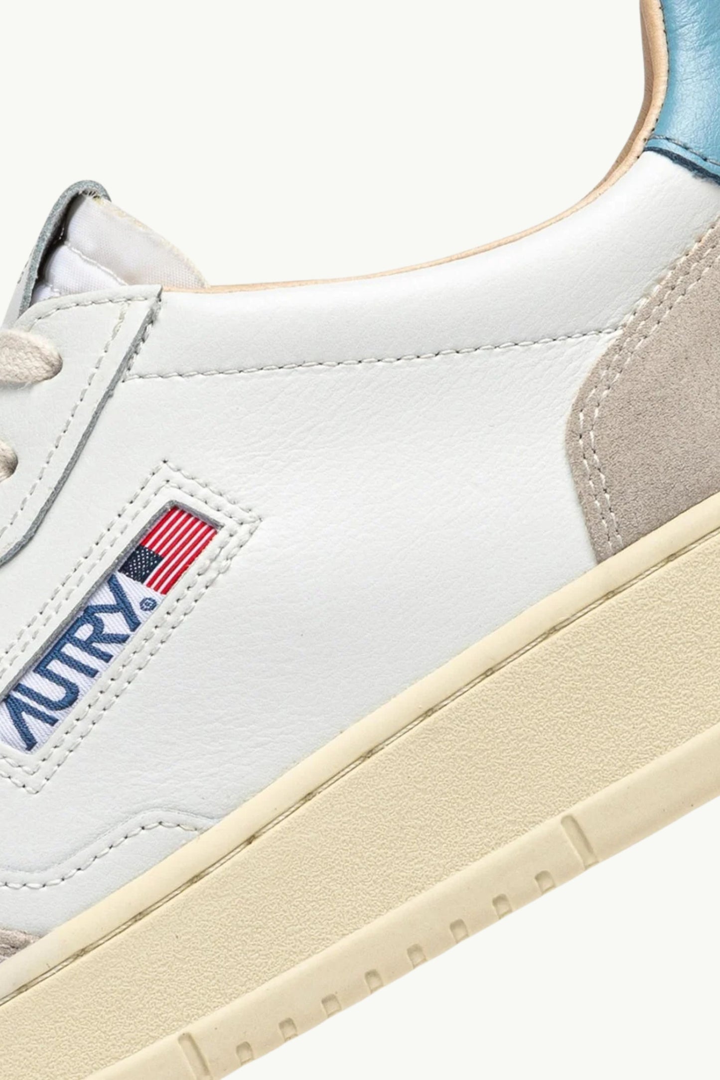  Autry Medalist Low Wom Leat Suede Bianco - 6