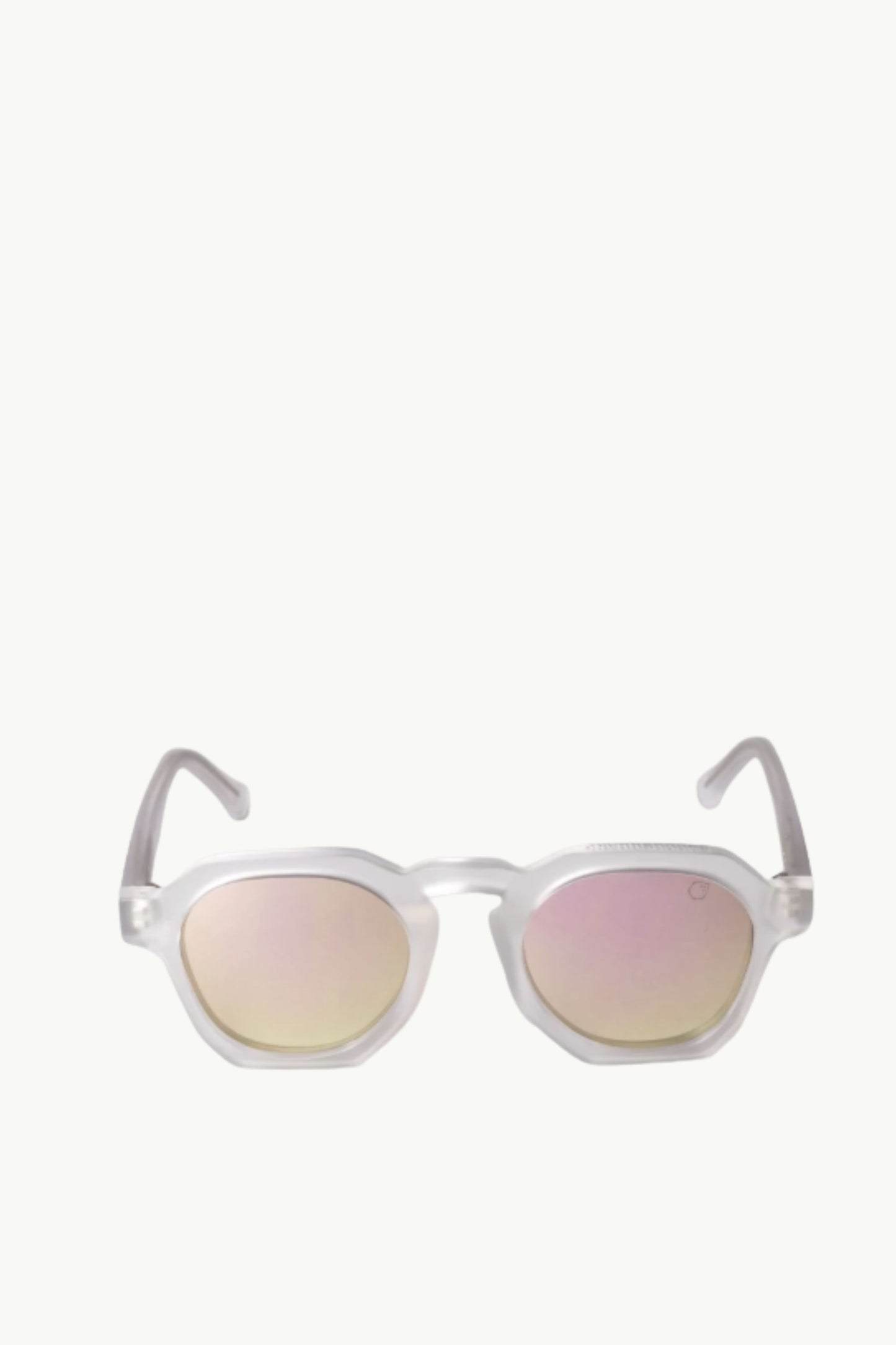  Coccosquare Occhiali Da Sole Lenti Revo Unisex Bianco - 1
