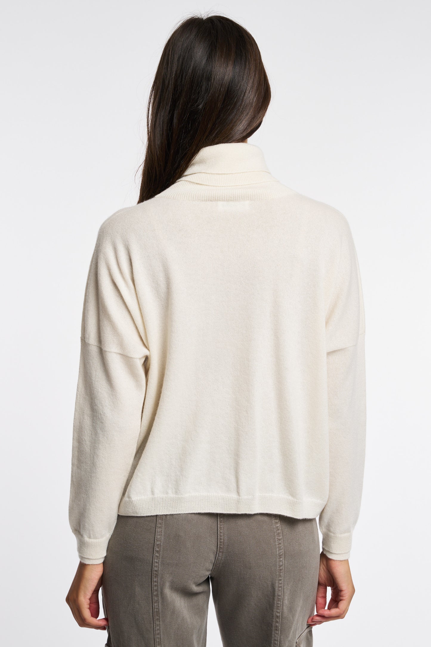  Verybusy Collo Alto Over Bianco Bianco Donna - 5