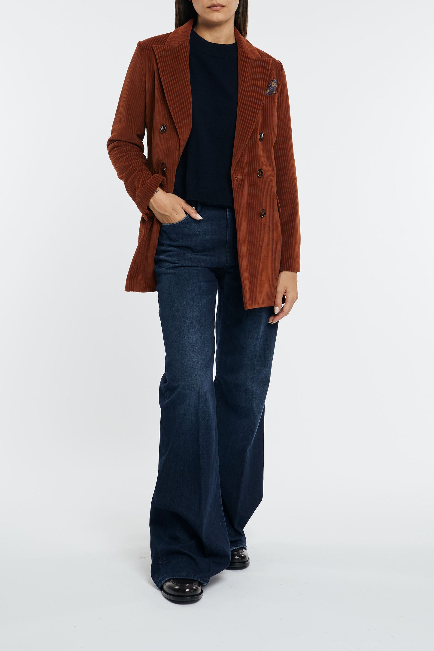  Circolo 1901 Giacca Doppio Petto Multicolor Arancione Donna - 1