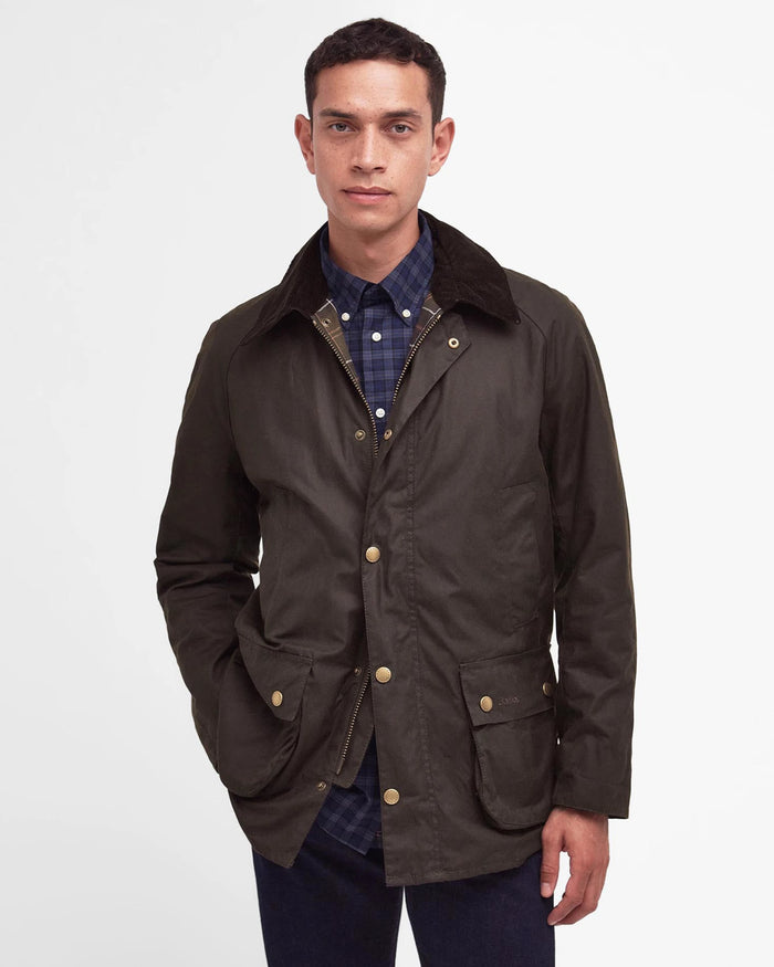 Barbour Ashby Wax Jacket Uomo