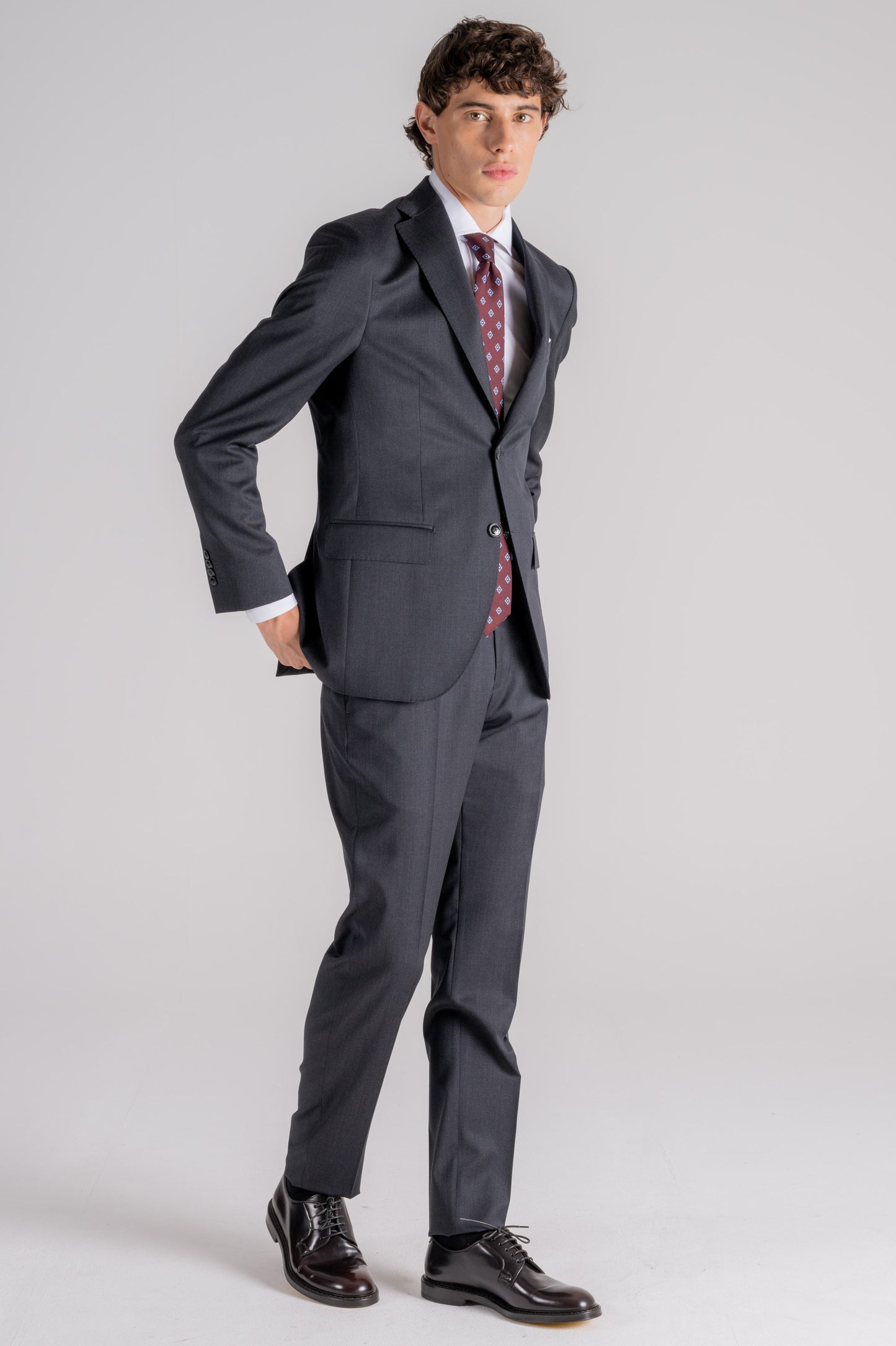  Dote Abito Monopetto Grigio - 3