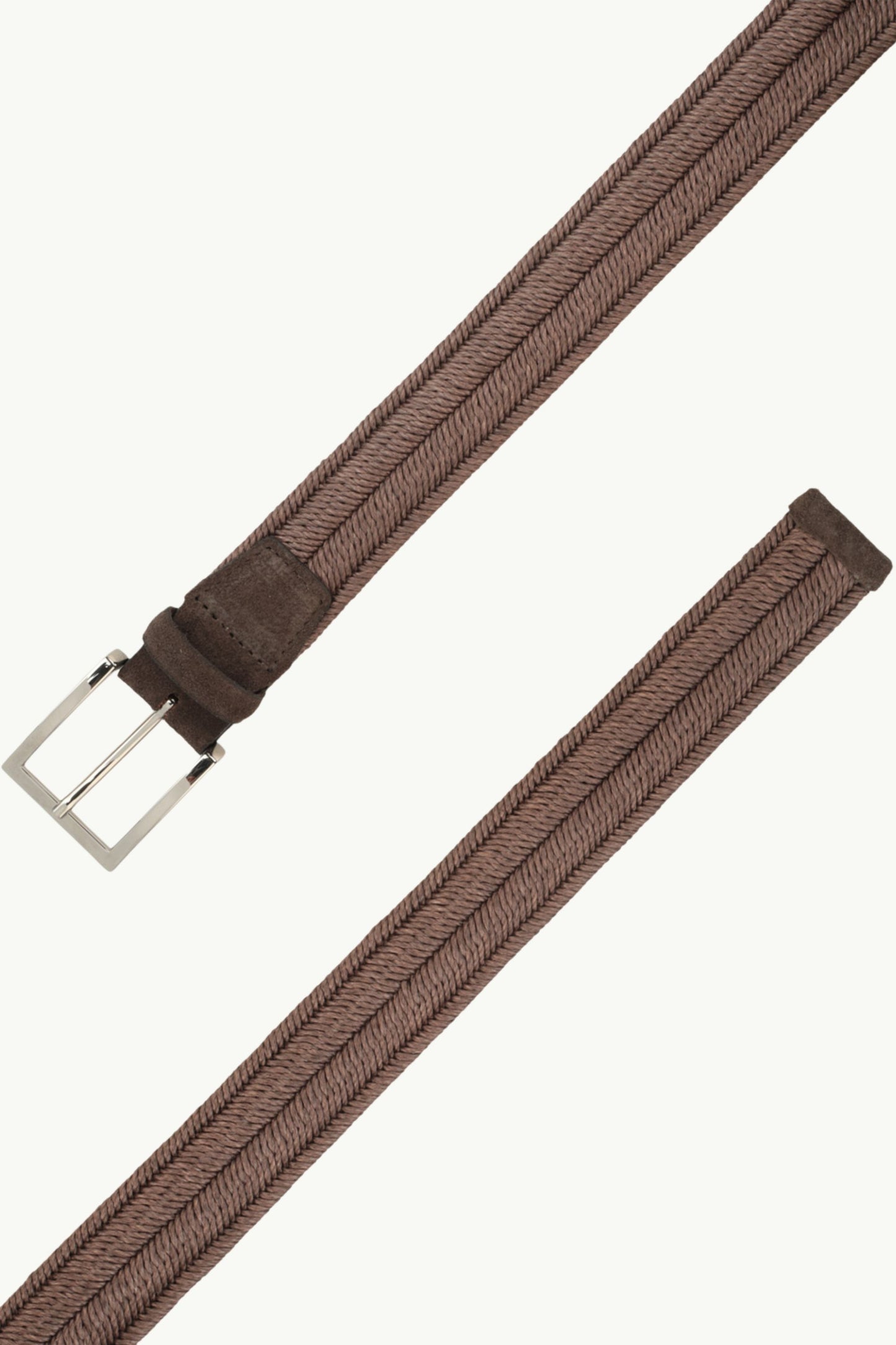  Orciani Cintura Sportiva Intrecciata Marrone - 1