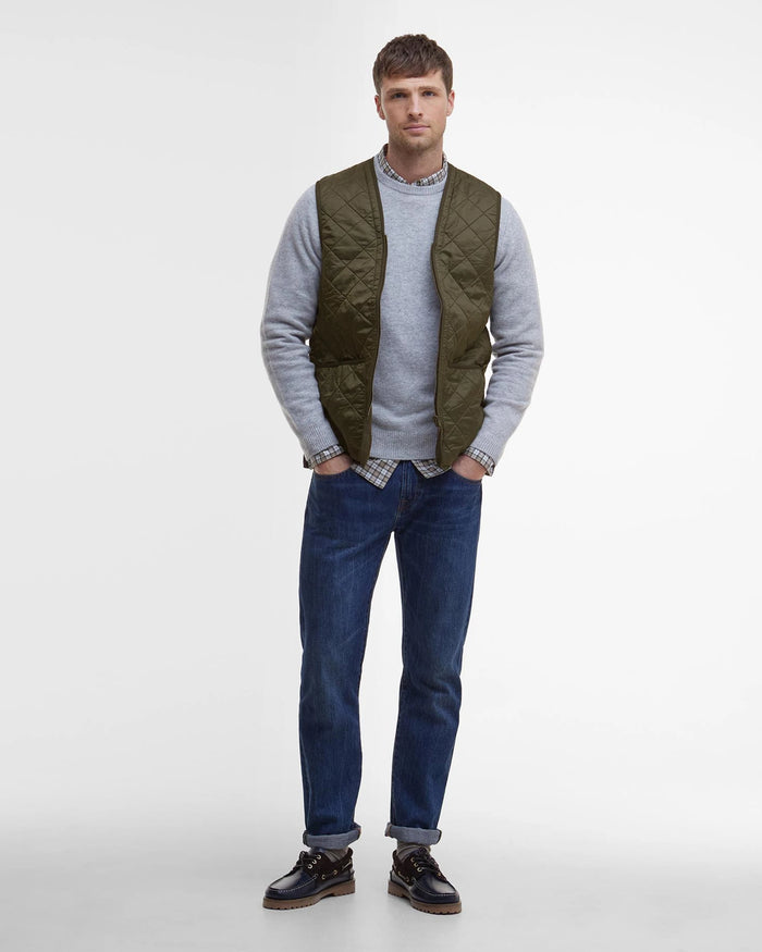 Barbour Polarquilt Waistcoat Zip Liner Uomo-2