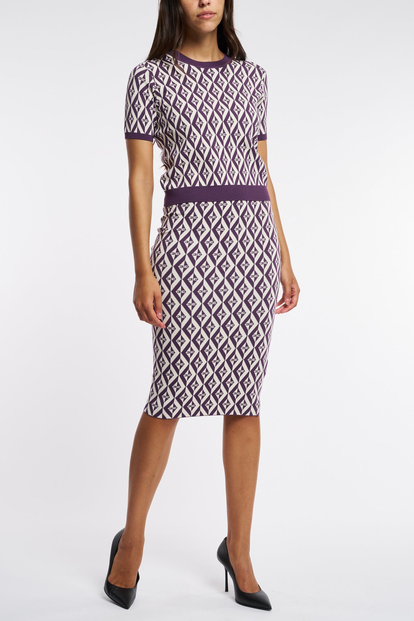  Elisabetta Franchi Maglia Multicolor Multicolor Donna - 2