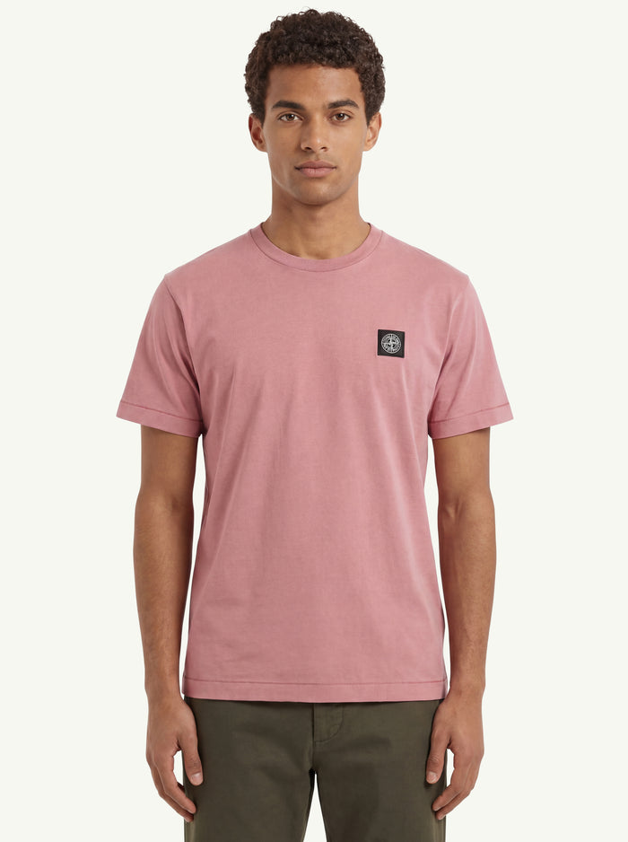  Stone Island Ss T-shirt Rosa - 3