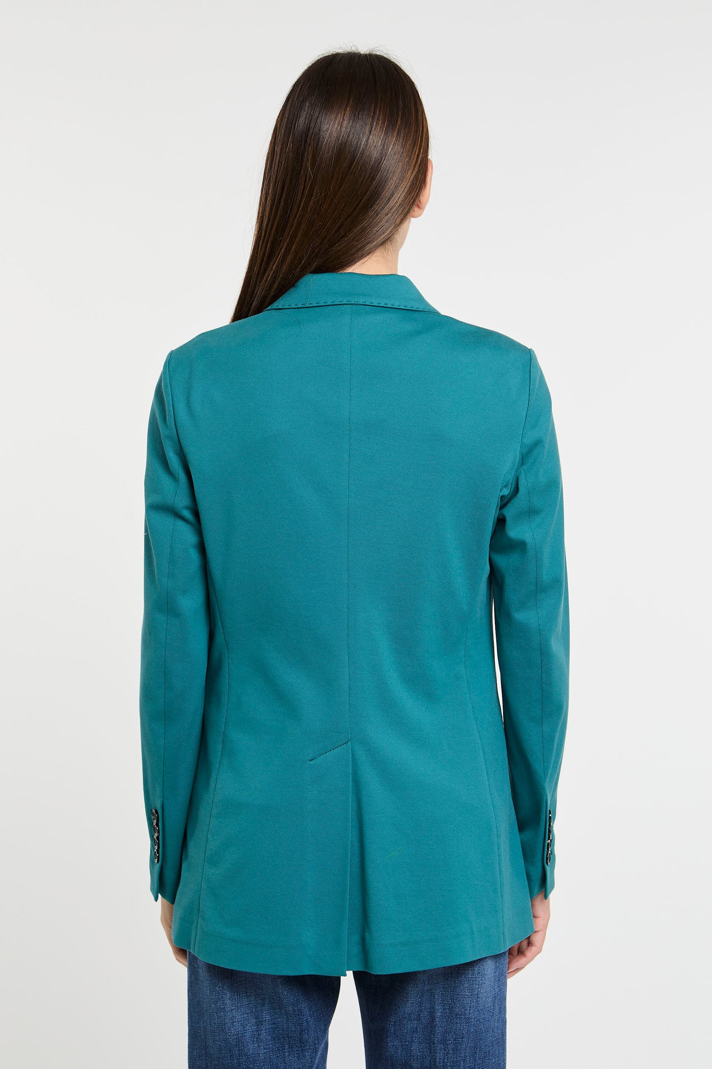  Circolo 1901 Double Breasted Jacket Co/ea Multicolor Verde Donna - 5