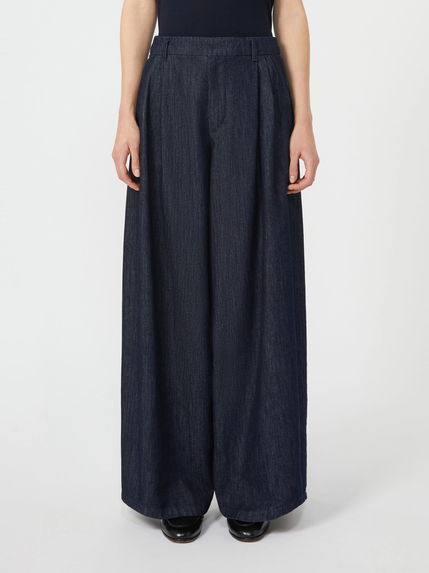  Max Mara S Pantalone In Denim Donna - 2