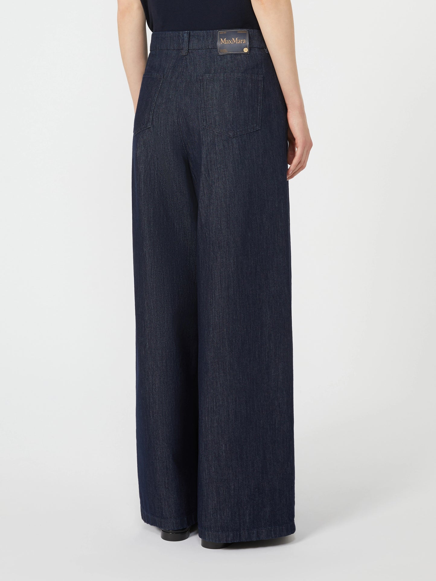  Max Mara S Pantalone In Denim Donna - 3