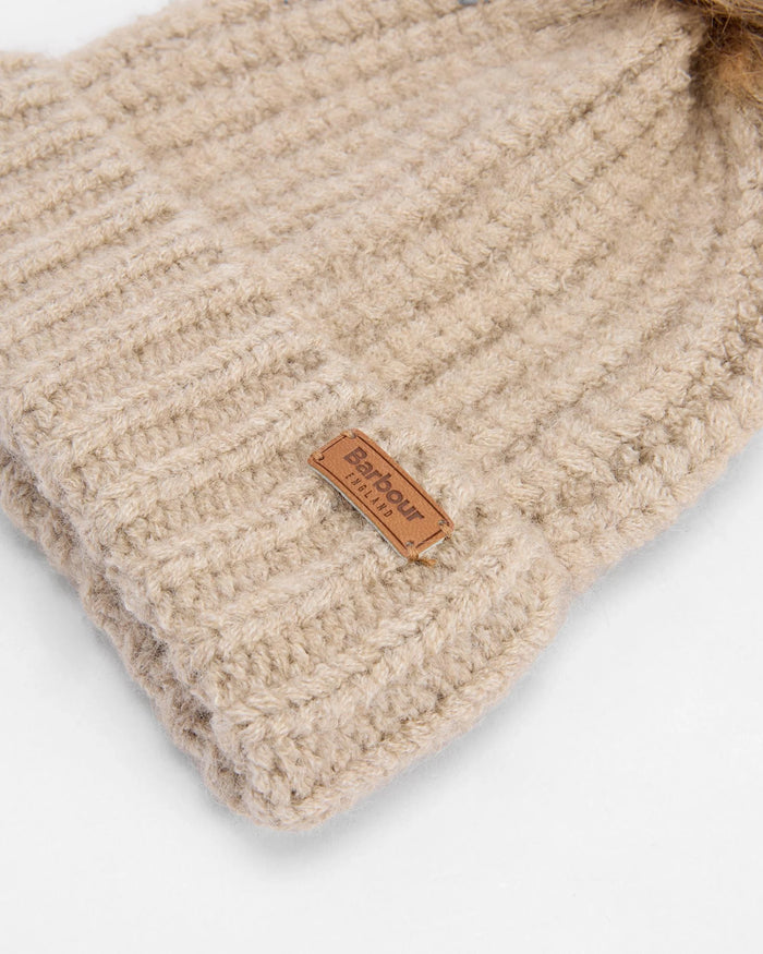  Barbour Saltburn Beanie&tartan Scarf Beige Beige Donna - 5