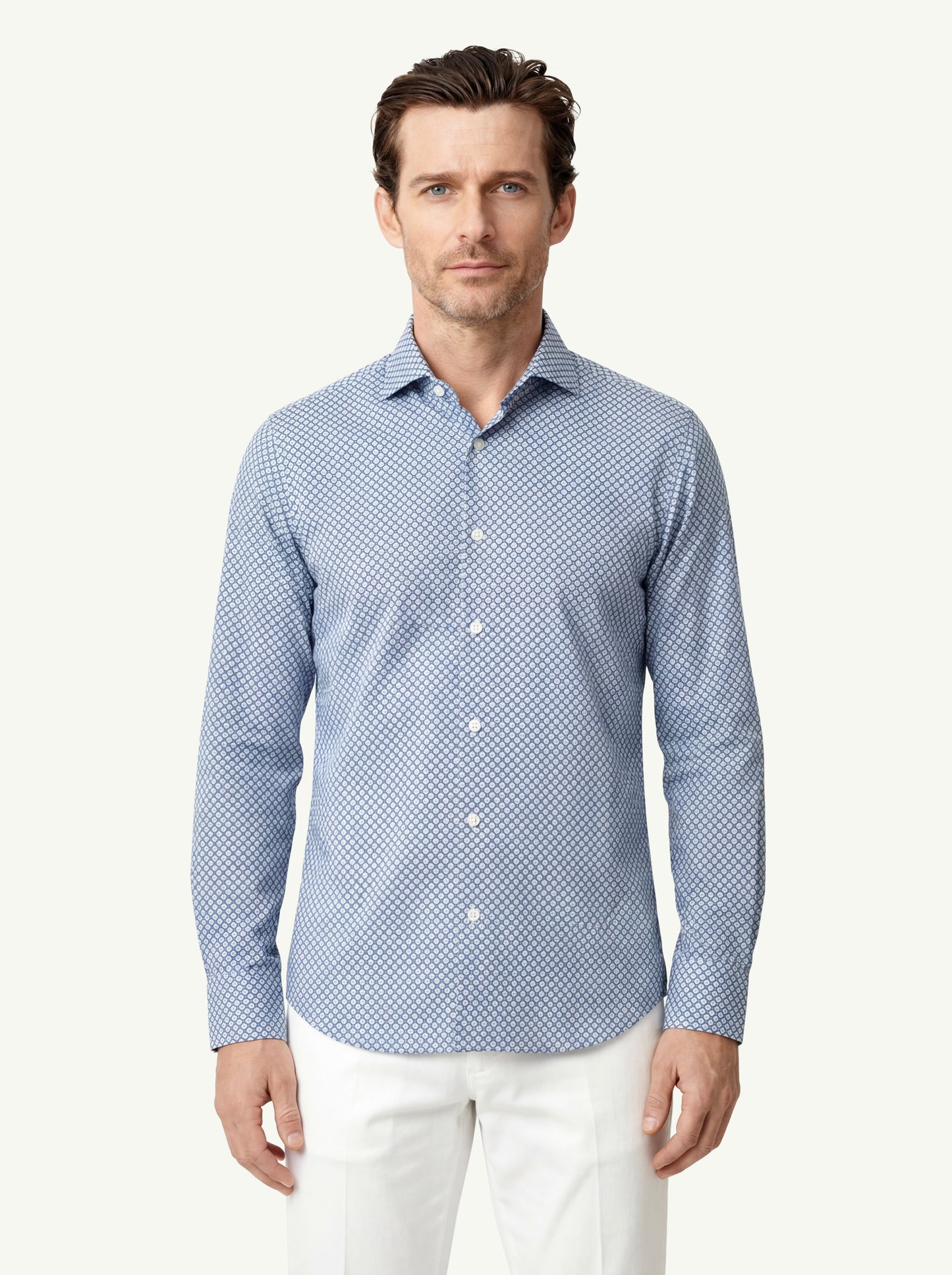  Fedeli Sean Ml Panamino Stampato Dis Blu - 3