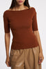 Maxmara Maglia Marrone Donna