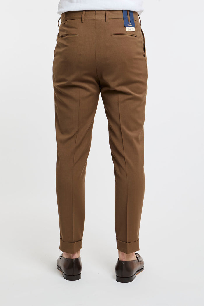  Santaniello Multicolor Trousers In Wool Blend Marrone Uomo - 5