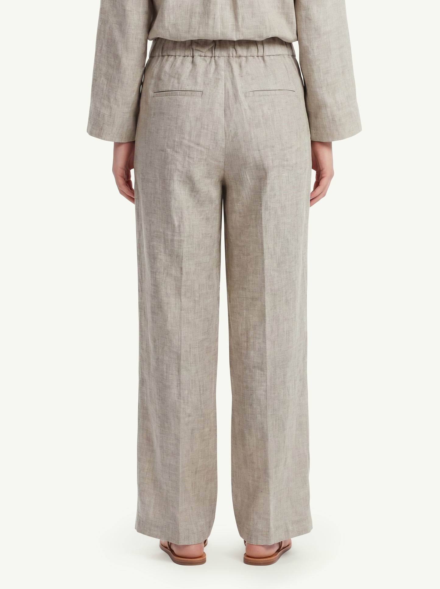  Peserico Pantalone Tela Leggera Beige - 4