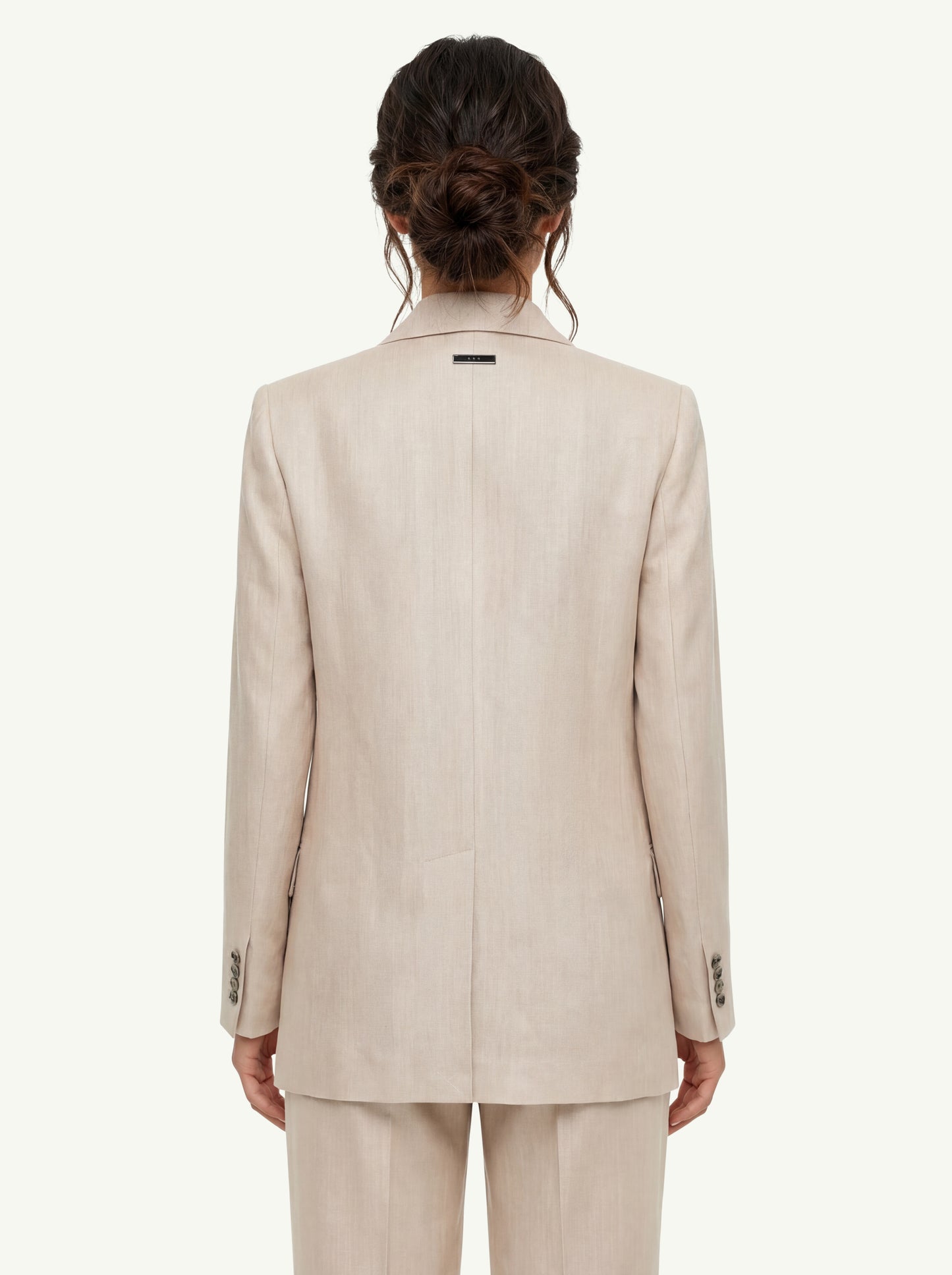  Peserico Giacca Resca Tinto Filo Beige - 2