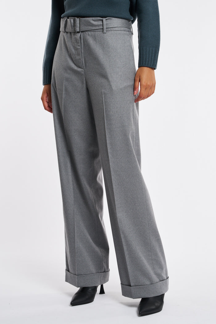  Fabiana Filippi Pantalone Grigio Grigio Donna - 2