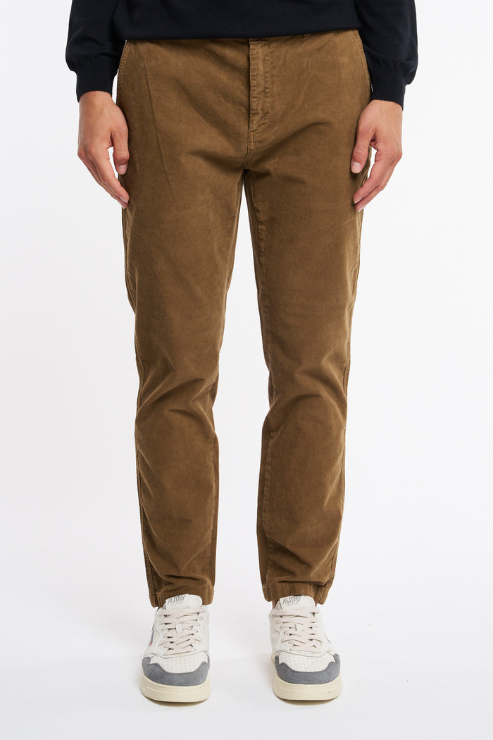 Department 5 Prince Denim Brown Chinos Trousers for Men