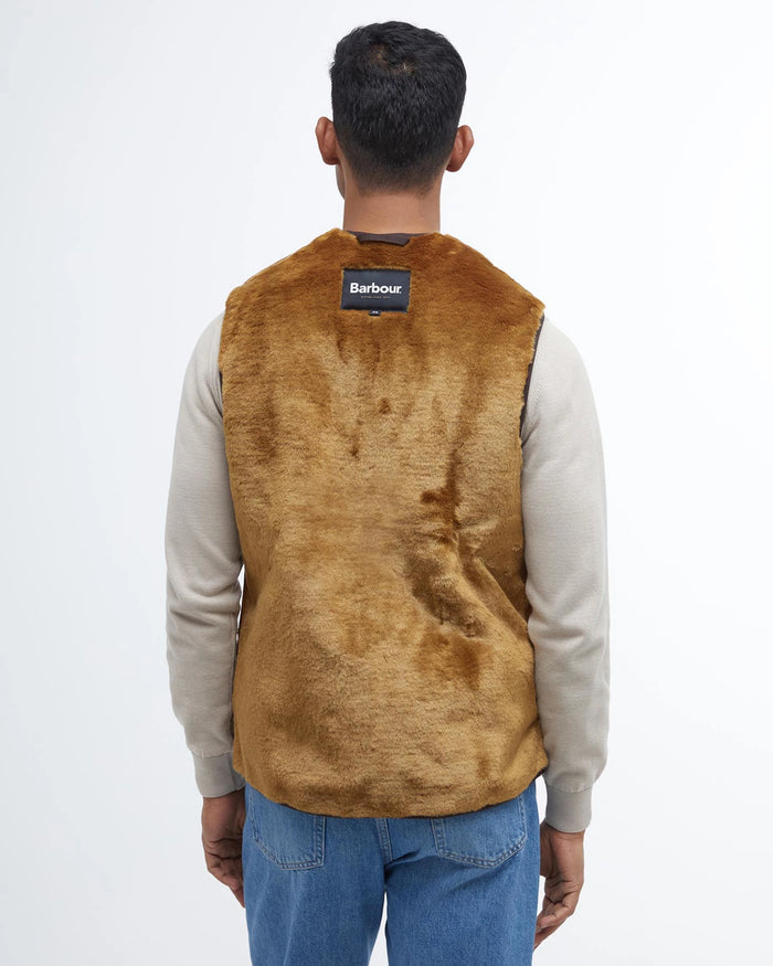  Barbour Warm Pile Waistcoat Zip Uomo - 3