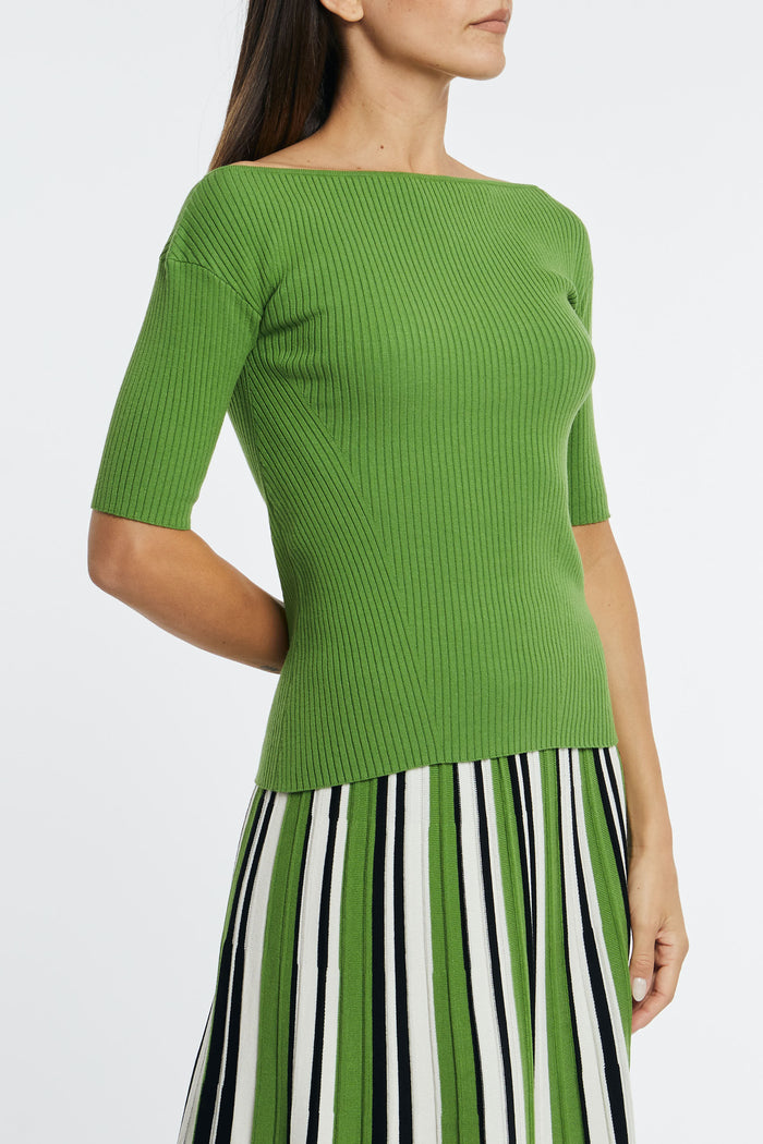 Maxmara Women's Green Sweater-2