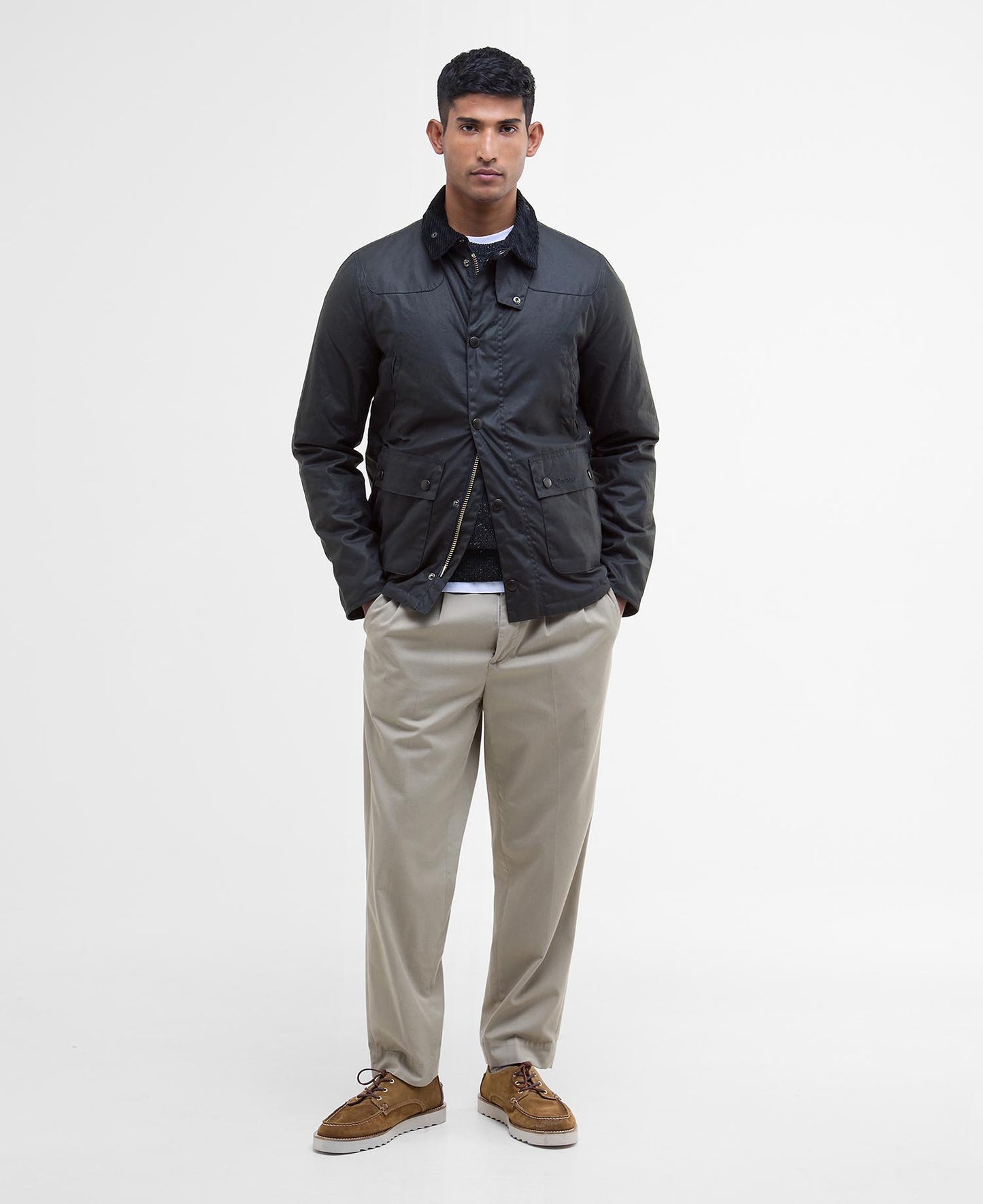  Barbour Reelin Wax Jacket Uomo - 2