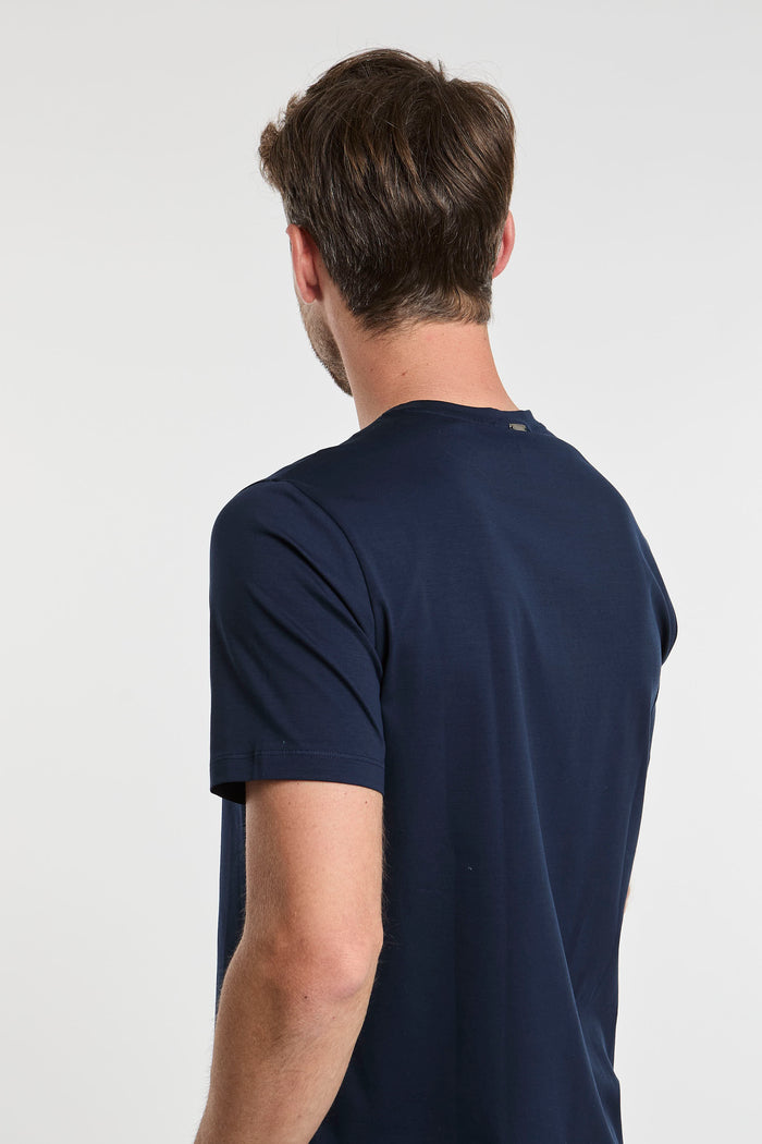  Herno T-shirt 92% Cotone 8% Elastan Blu Blu Uomo - 4
