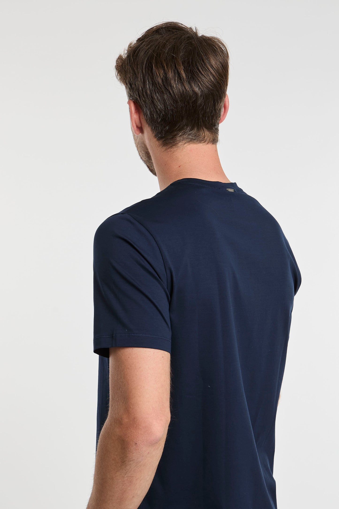  Herno T-shirt 92% Cotton 8% Elastane Blue Blu Uomo - 4