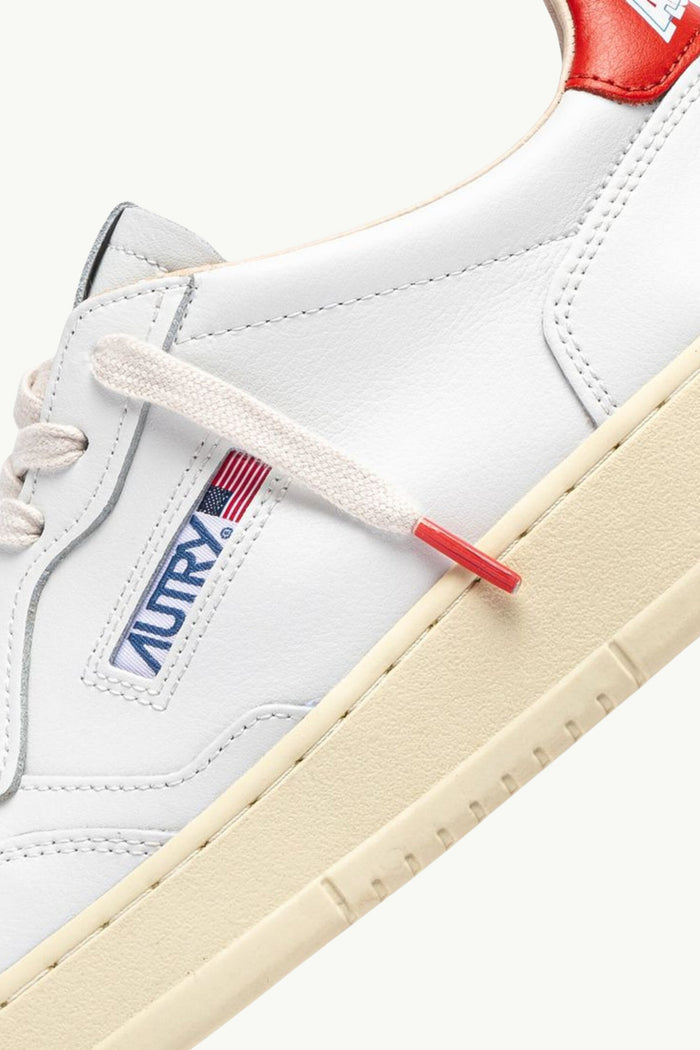  Autry Medalist Low Wom Leat Art Bianco - 6