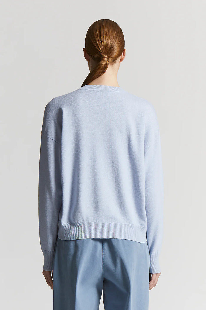  Peserico Maglia Lana Seta E Cashmere Punto Luce Donna - 4