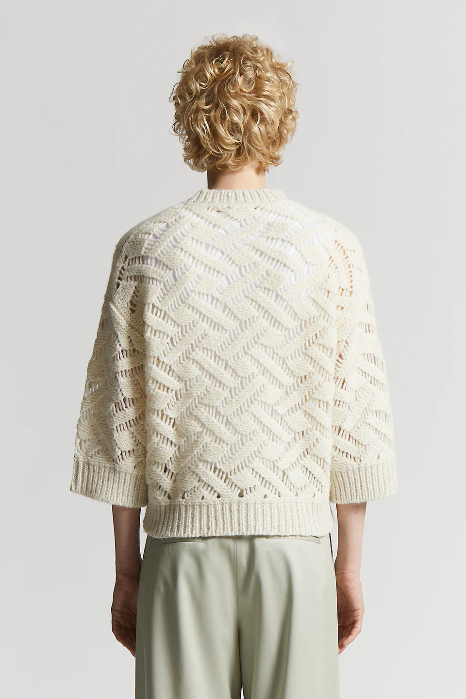  Peserico Maglia Soffilo D'alpaca E Lurex Donna - 4